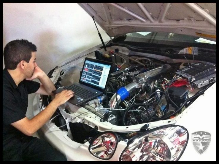 Tuning off the laptop